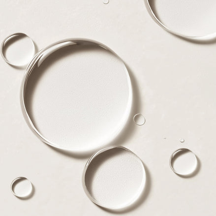 QUL Beauty Hydrating Rose Water Swatch Bubbles